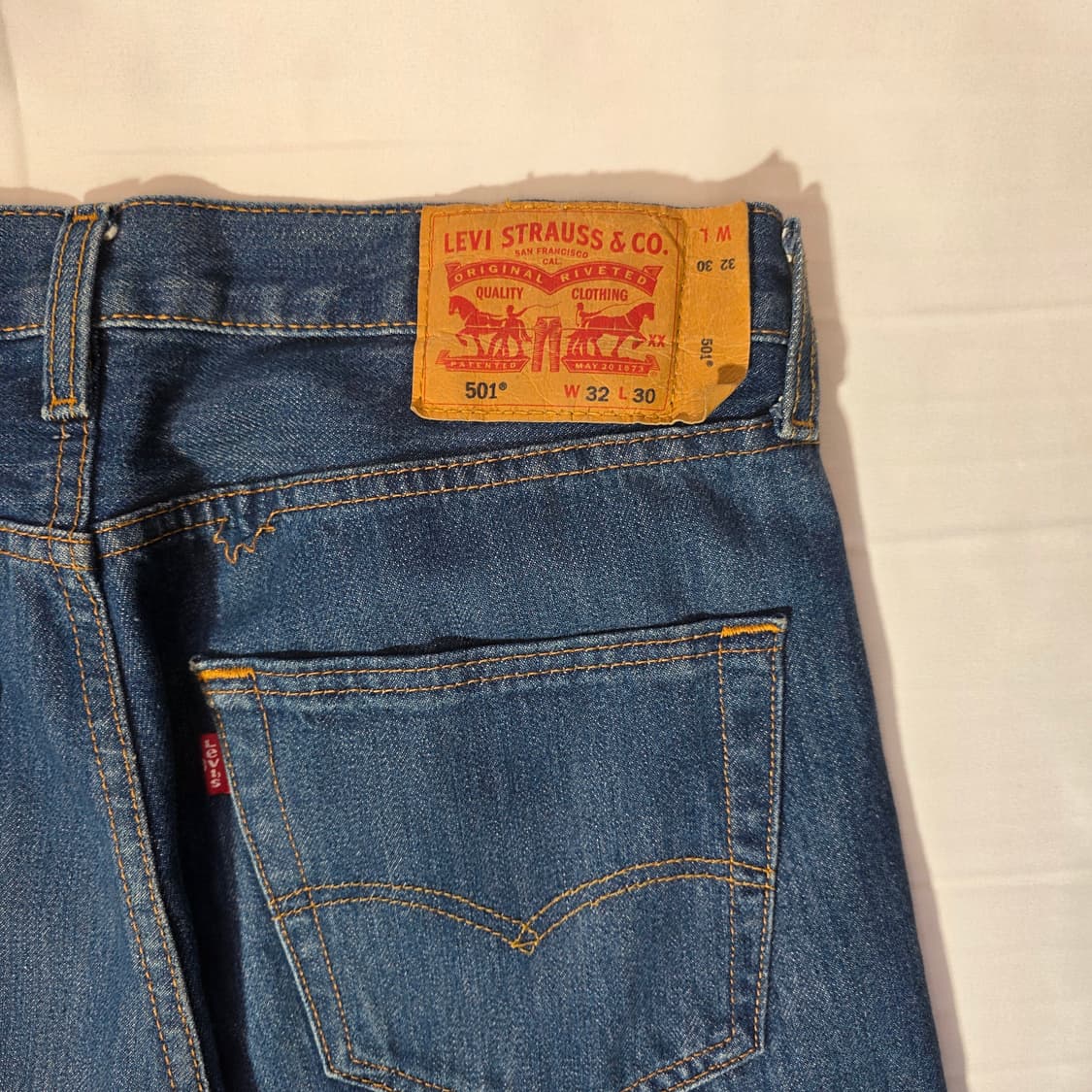[W32L30]리바이스 LEVIS 501 데님팬츠 상품이미지6