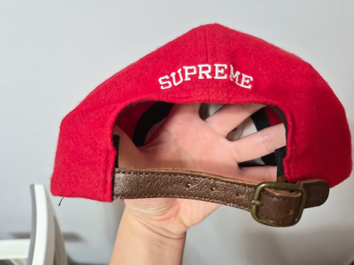 (3회착) 슈프림 울 S로고 캠프캡 상품이미지3