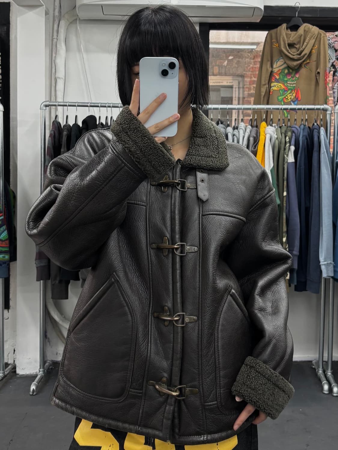 VTG 파이어맨 소가죽 무스탕 자켓 상품이미지4