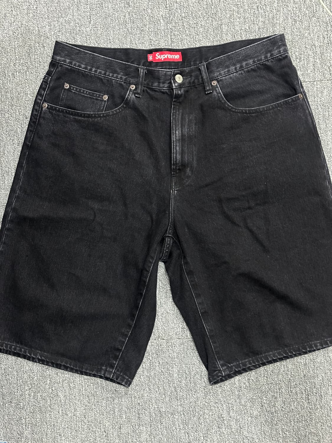 슈프림 배기 대님 쇼츠 블랙 25 ss (36) 상품이미지1