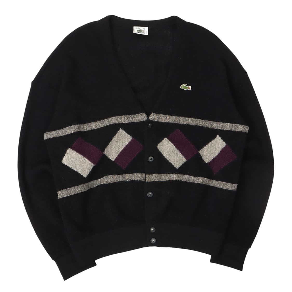 라코스테 에스닉 울 가디건 상품이미지1