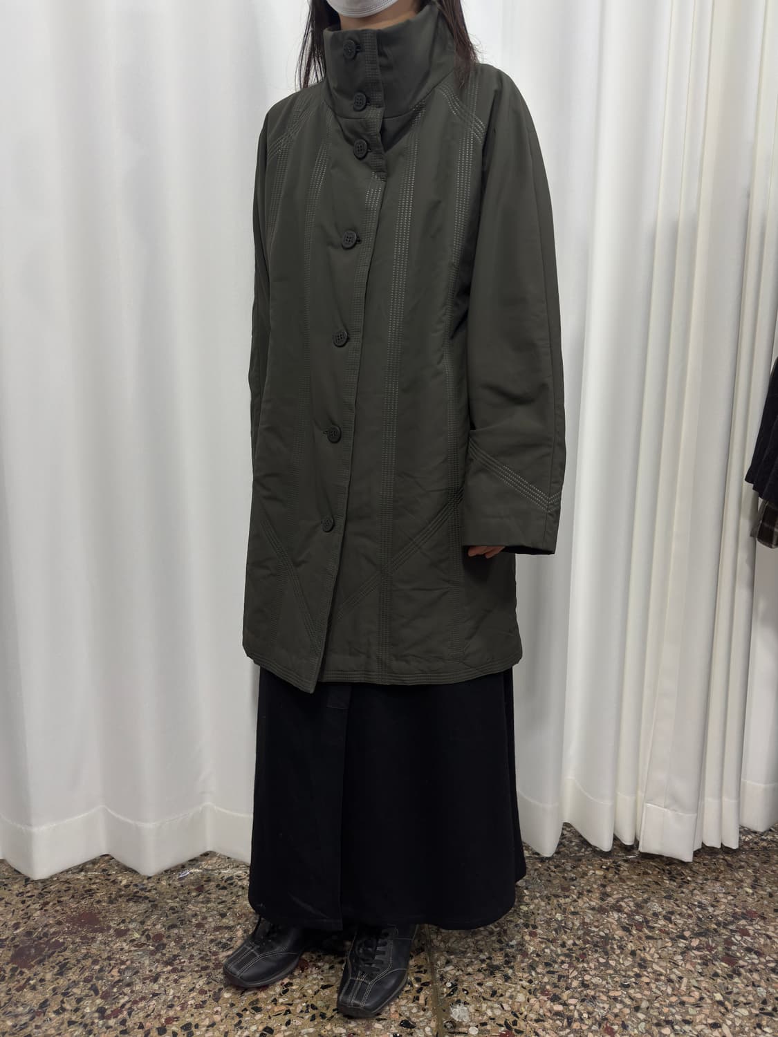 issey miyake pleats please dot line coat 상품이미지3