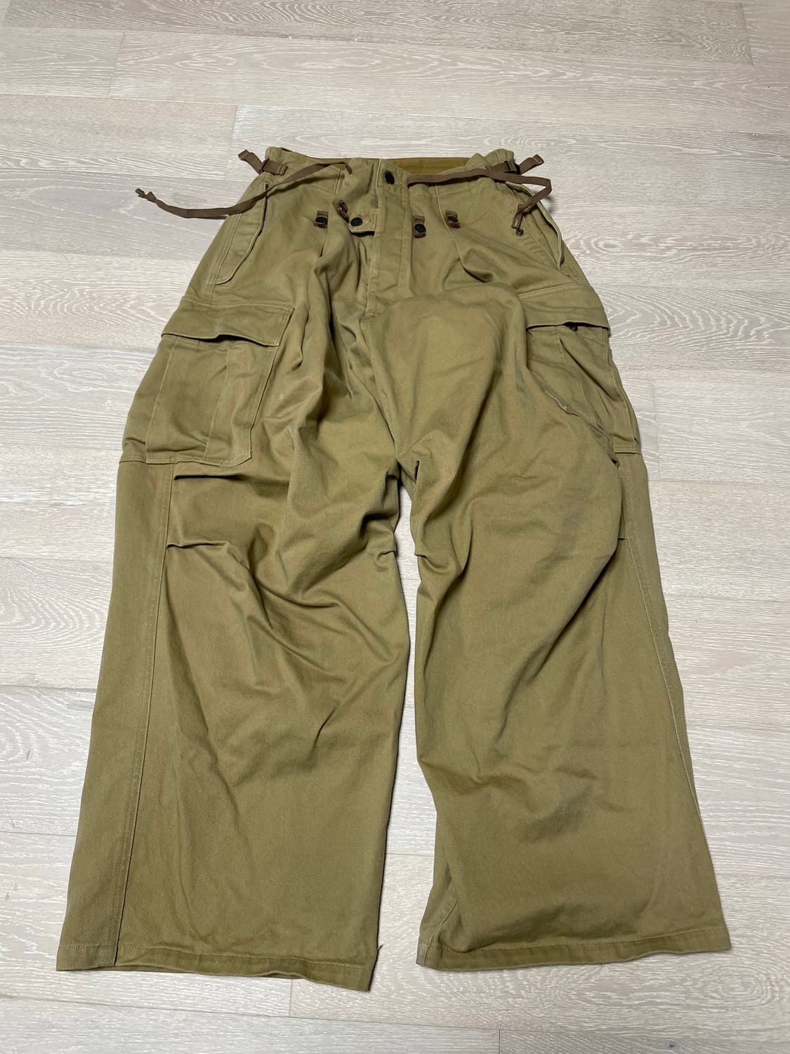 캐피탈 kapital 헤비드릴 점보 카고 팬츠 베이지. 카고 2사이즈 상품이미지1