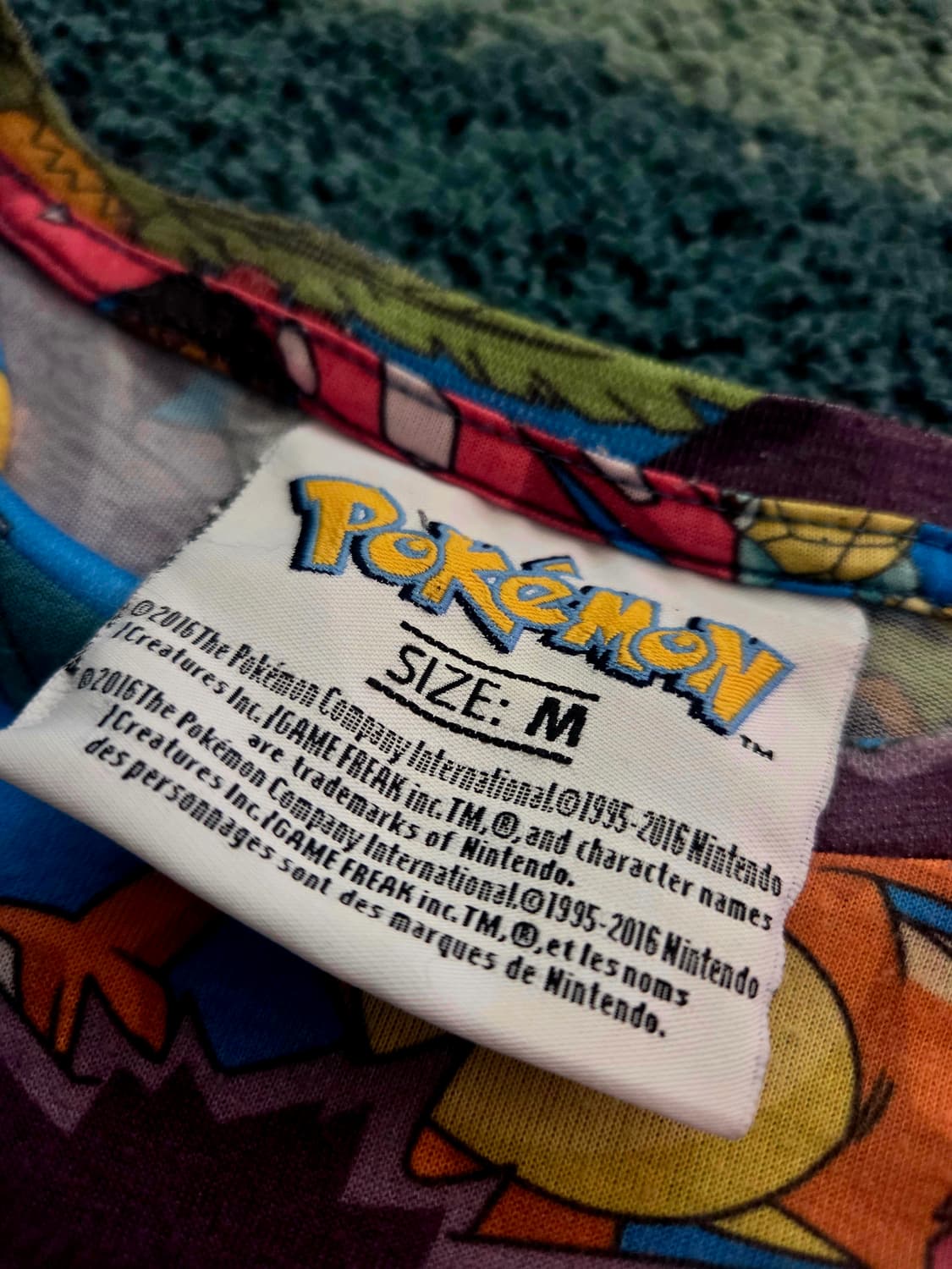 포켓몬스털 공식 오리지놜 반팔 티샷츠 티셔츠 상품이미지2