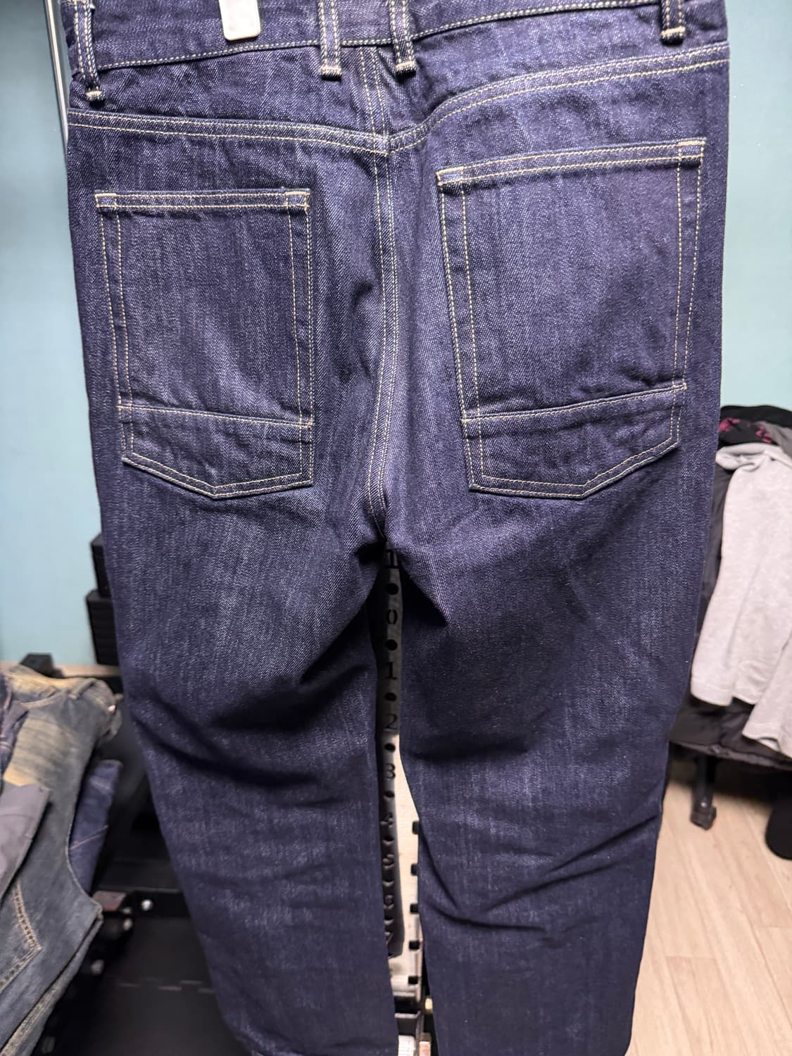 러프사이드 Drape Denim Pants One Washed 1사이즈 상품이미지3