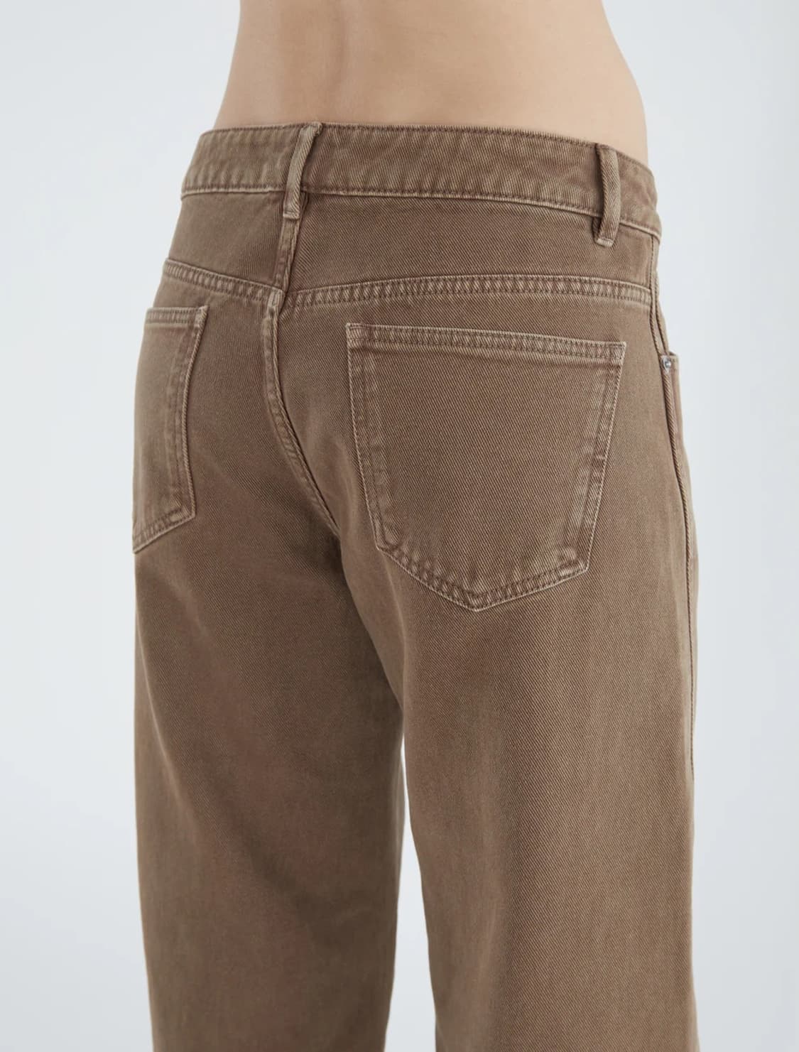 [36,38]팔로마울 Reyno 데님팬츠/브라운 상품이미지5