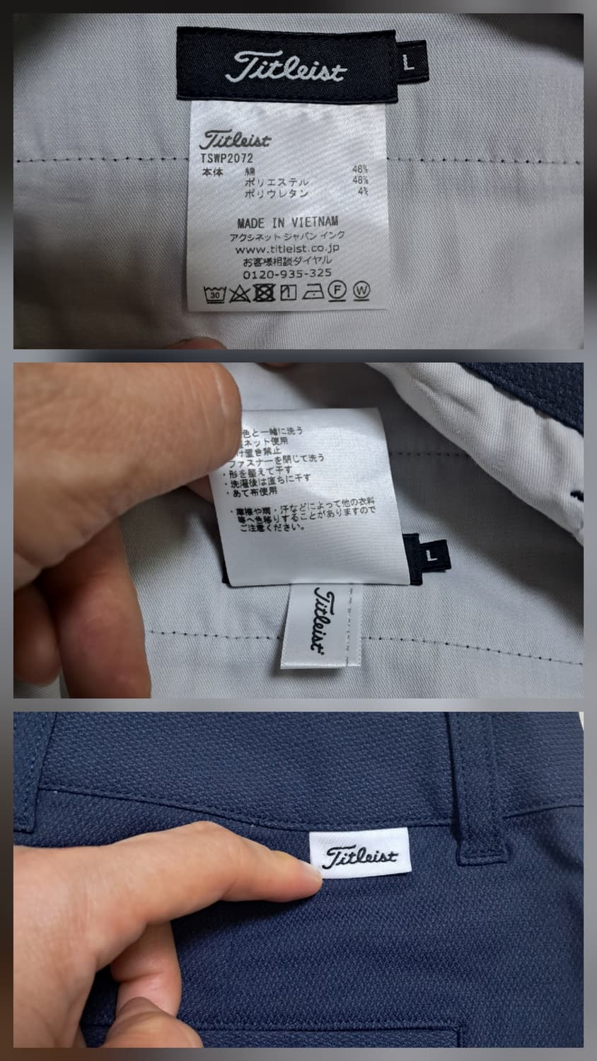 타이틀리스트 일본 정품 골프 스커트 네이비 약70~73 상품이미지7