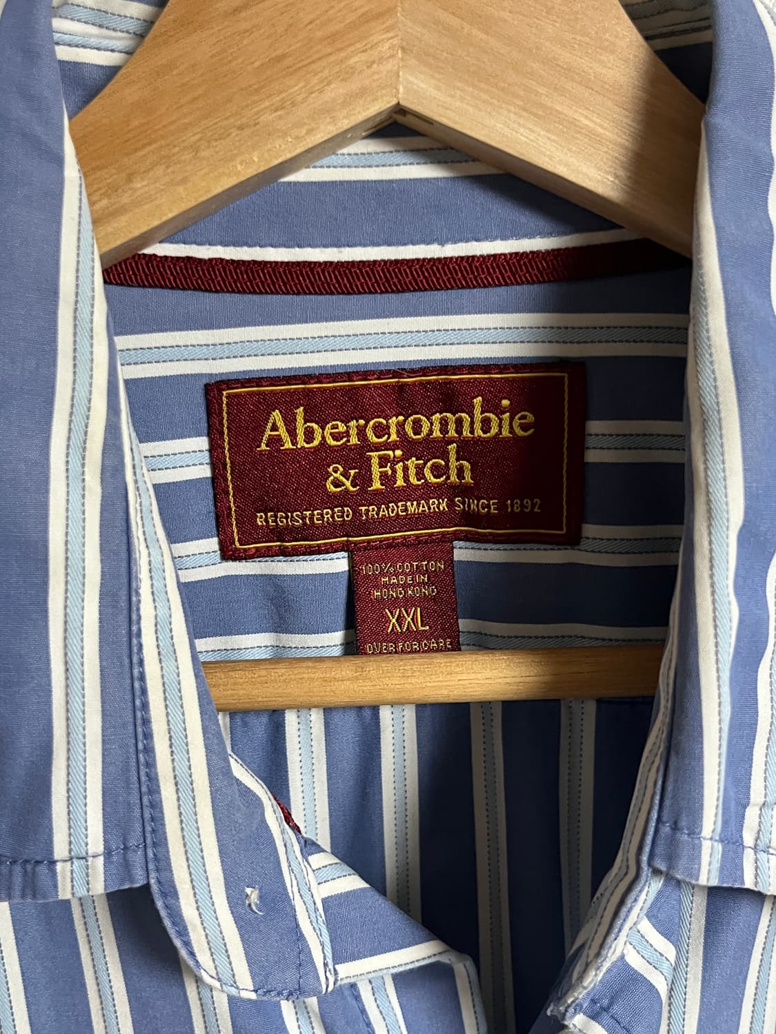 공용 아베크롬비 스트라이프 셔츠 남방 XXL 상품이미지5
