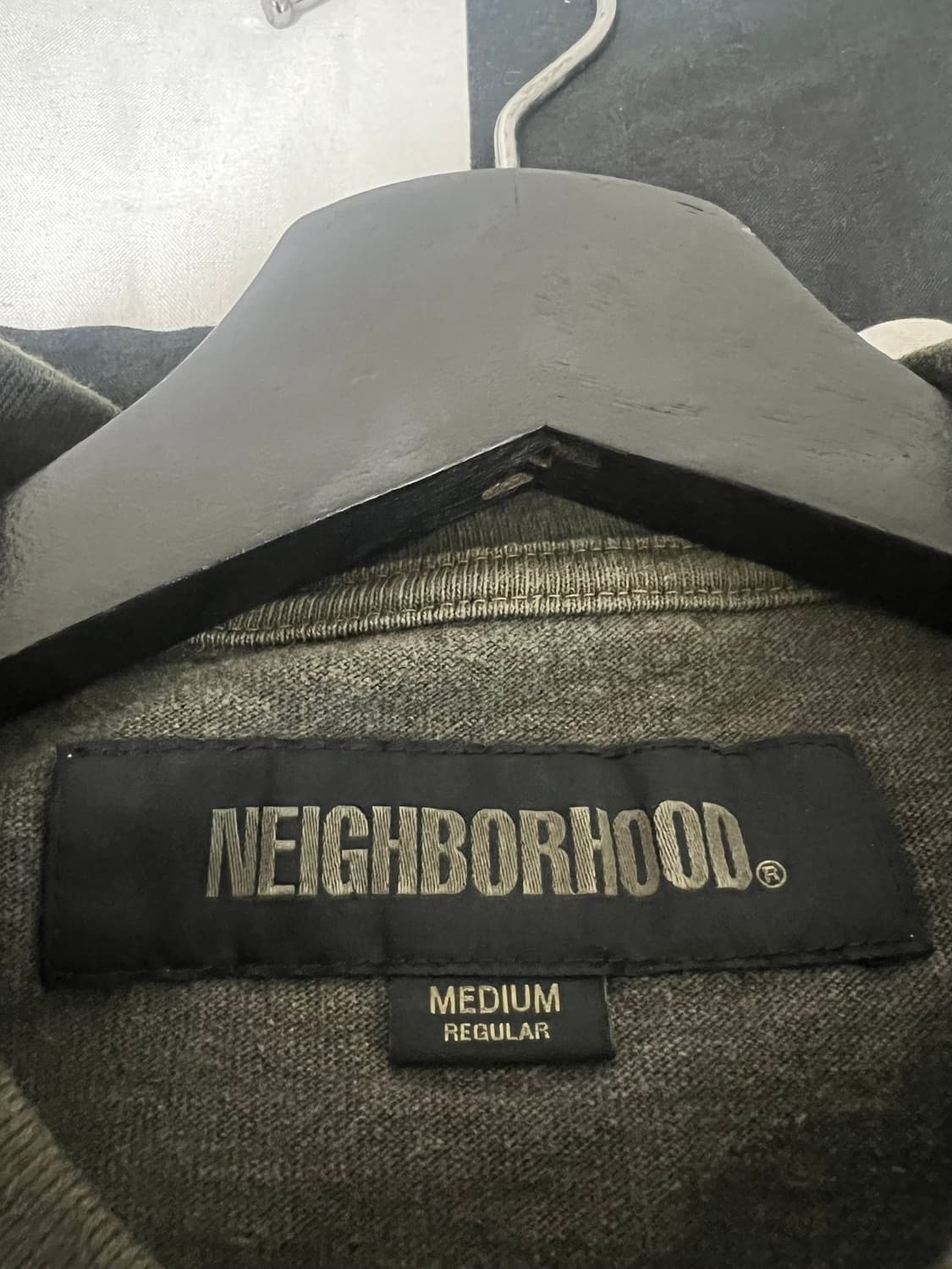 네이버후드 피그먼트다이드 긴팔티 105 상품이미지5