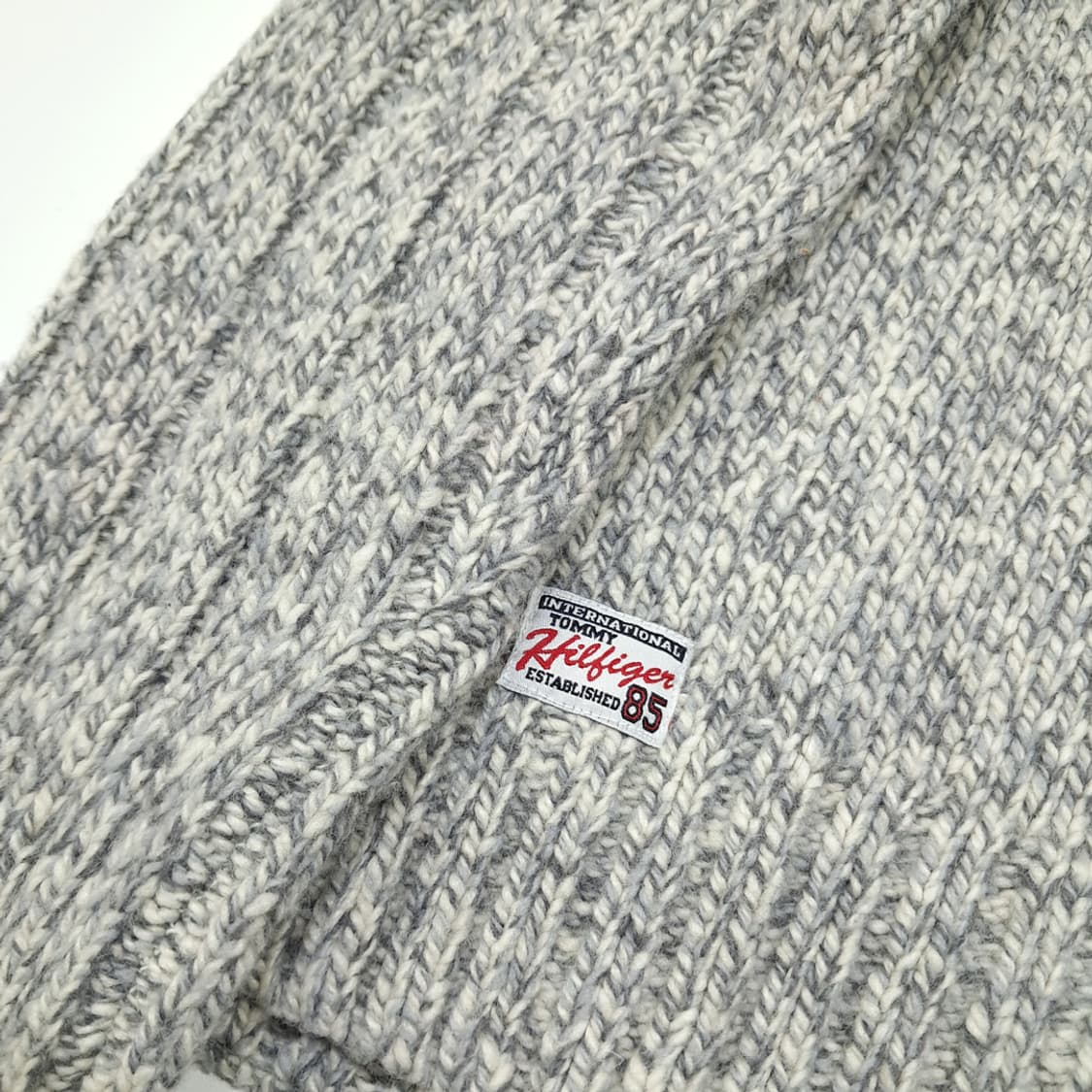 CL116 XL 타미힐피거 2004 그레이 멜란지 울 & 나일론 블렌드 상품이미지8