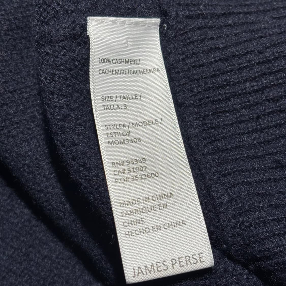 3) 제임스펄스 james perse 캐시미어 와플 후디 상품이미지6