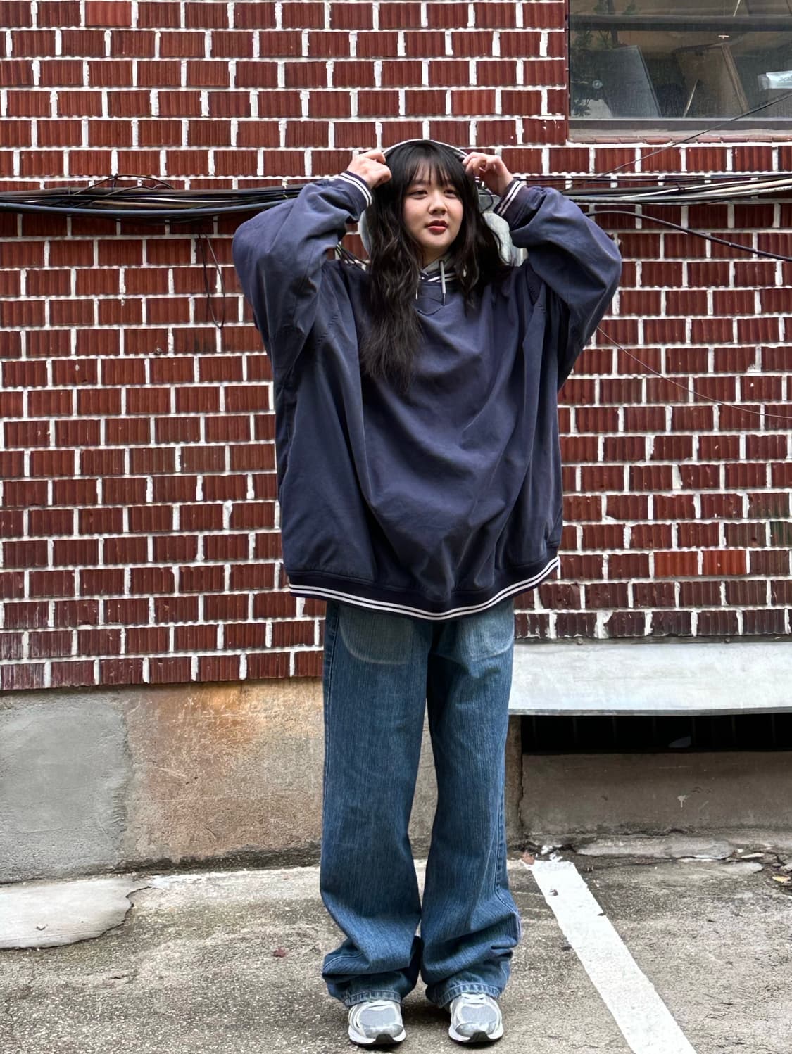 나이키 돕바 메탈리카 후드 나이키 웜업 리바이스 오렌지탭 팬츠 상품이미지6