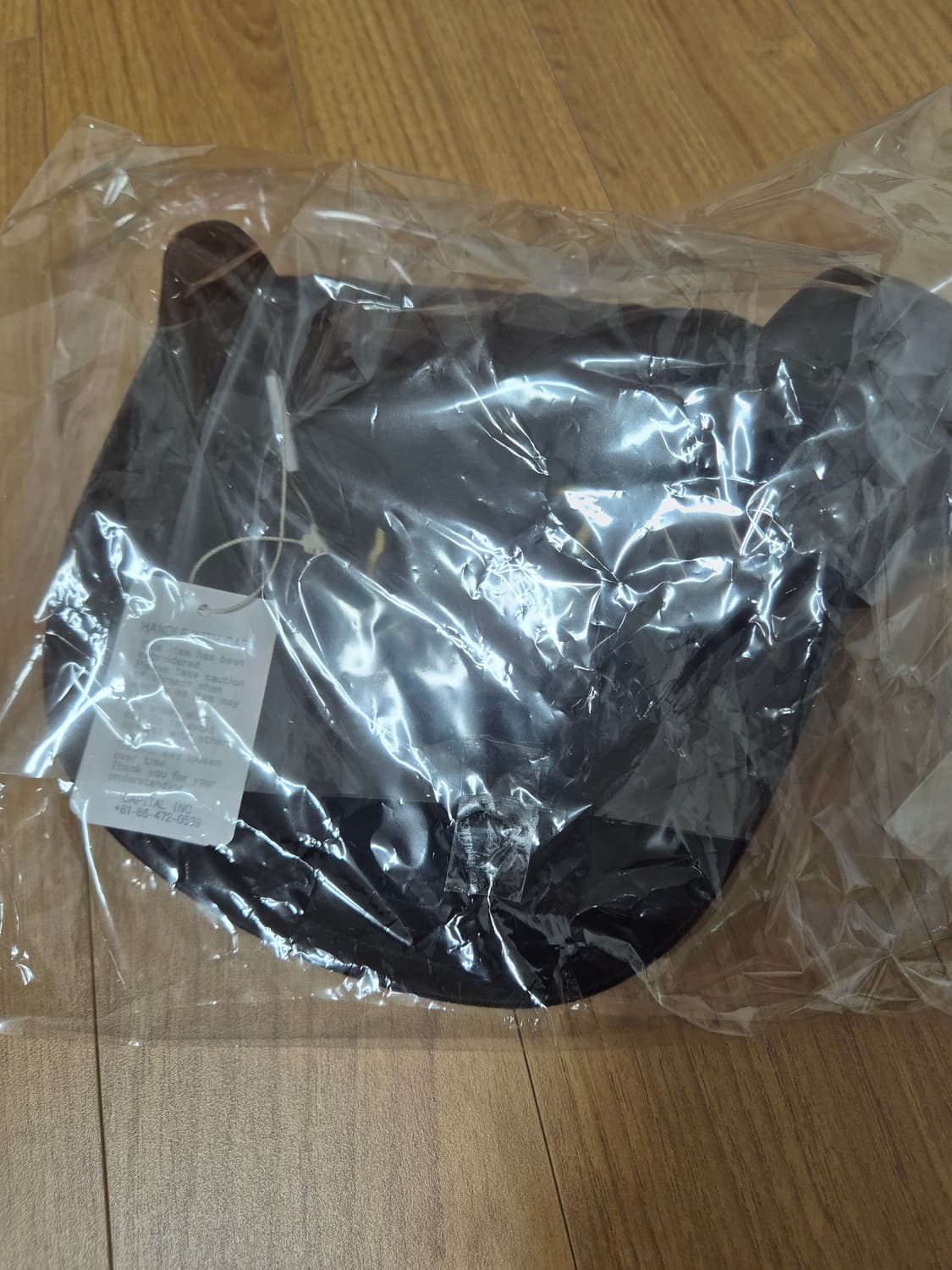 (새상품) 캐피탈 벨벳 블랙 베이스볼 캡 상품이미지3