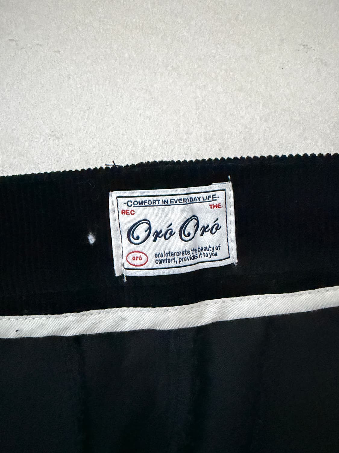 오로 코듀로이 숏팬츠 상품이미지3