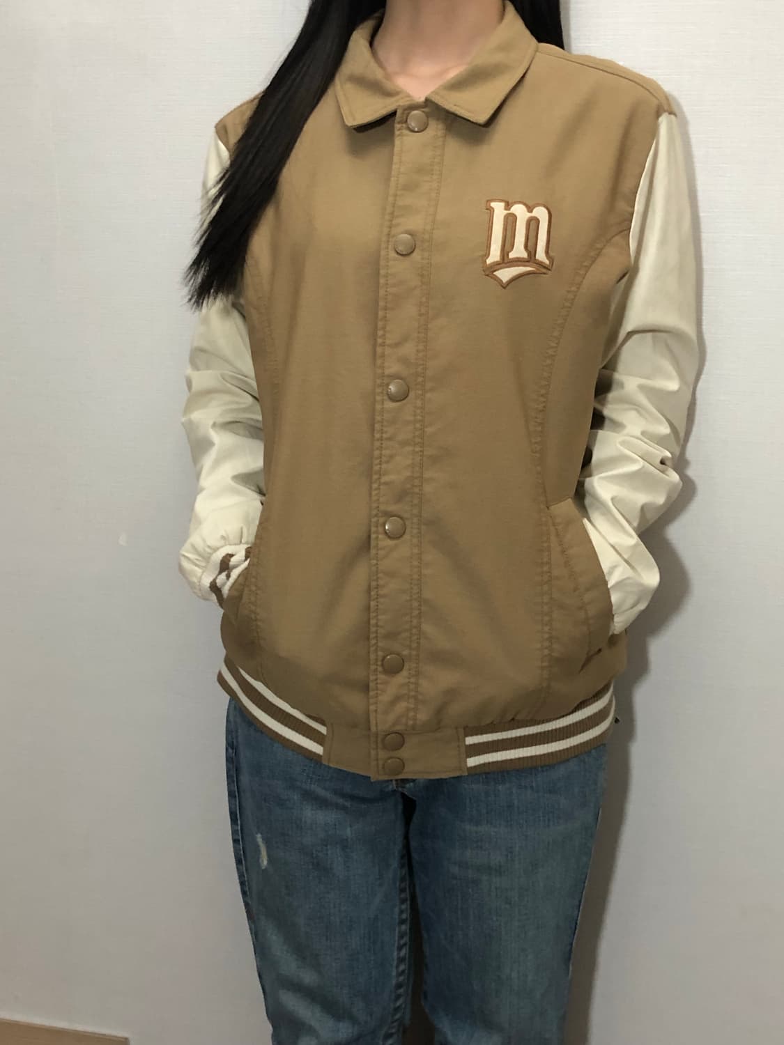 빈티지 mlb 브라운 스타디움 자켓 상품이미지3