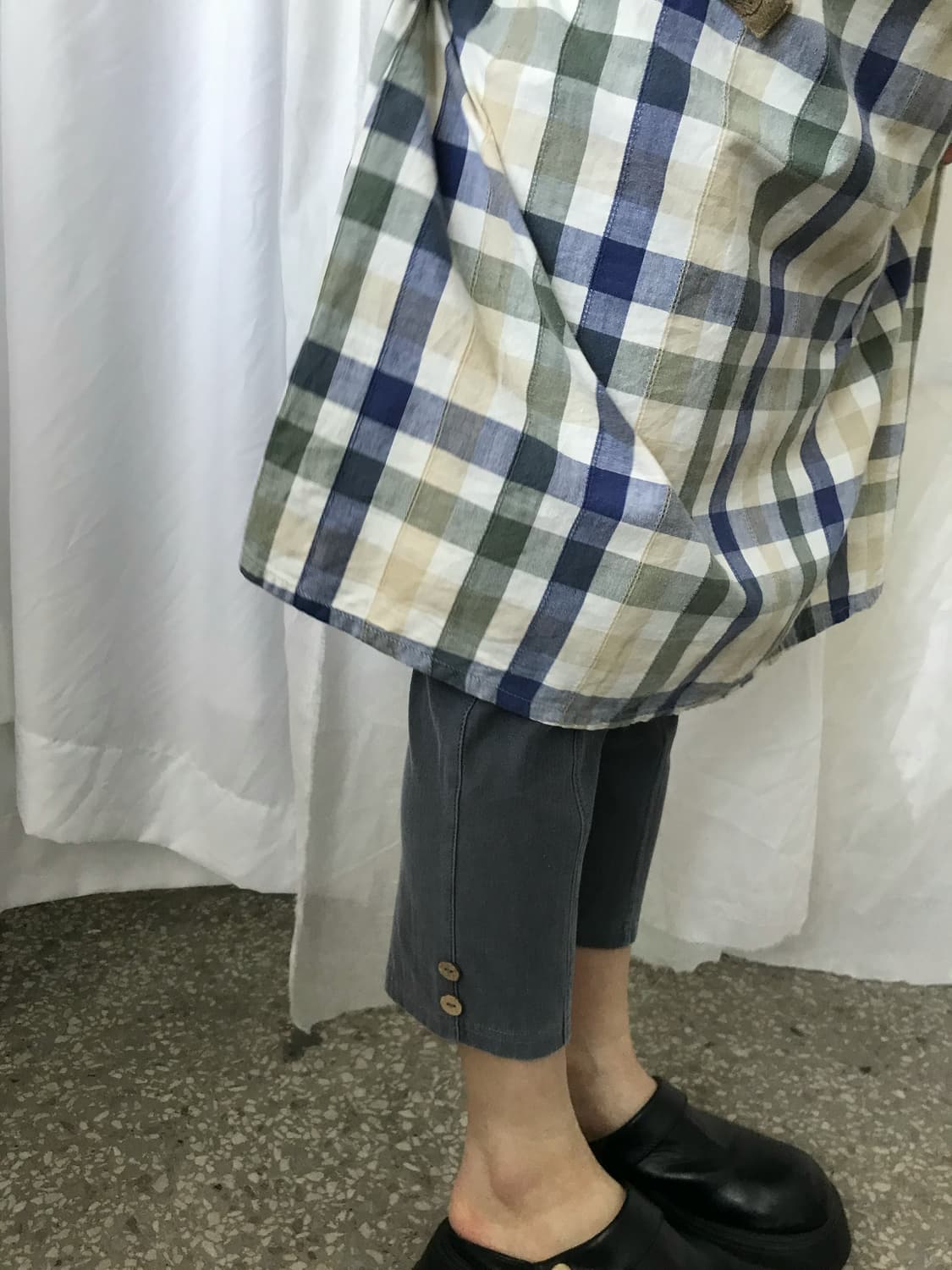 버튼 레이어드 팬츠  상품이미지2