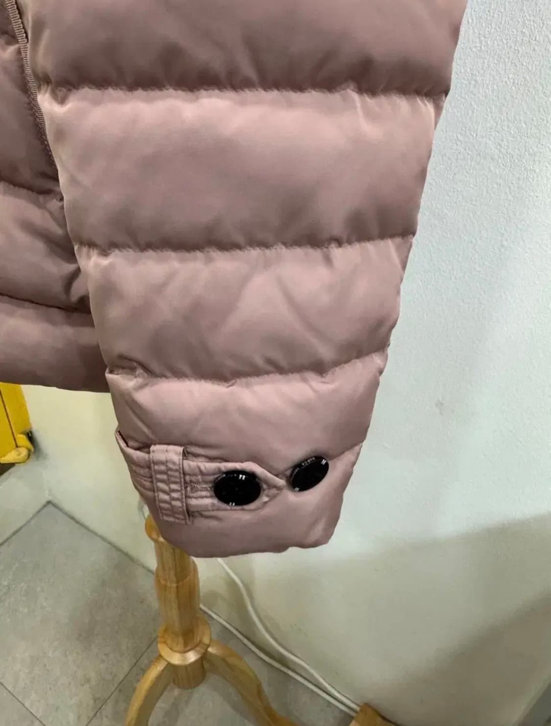 마리나요팅 여성 패딩/더스티핑크/천연여우퍼/오버핏/상태좋음 상품이미지4