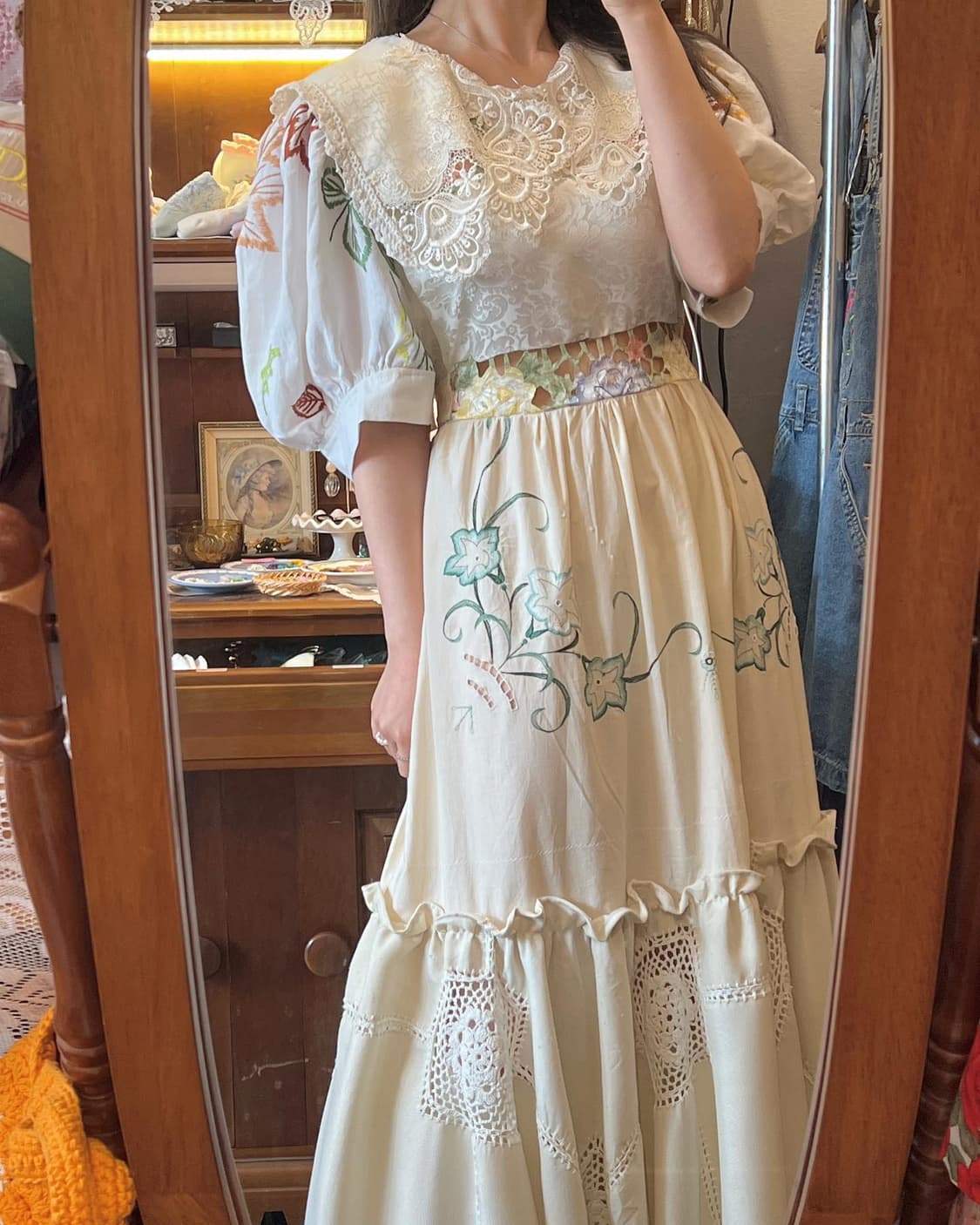 유럽 빈티지 업싸이클링 원피스  상품이미지1