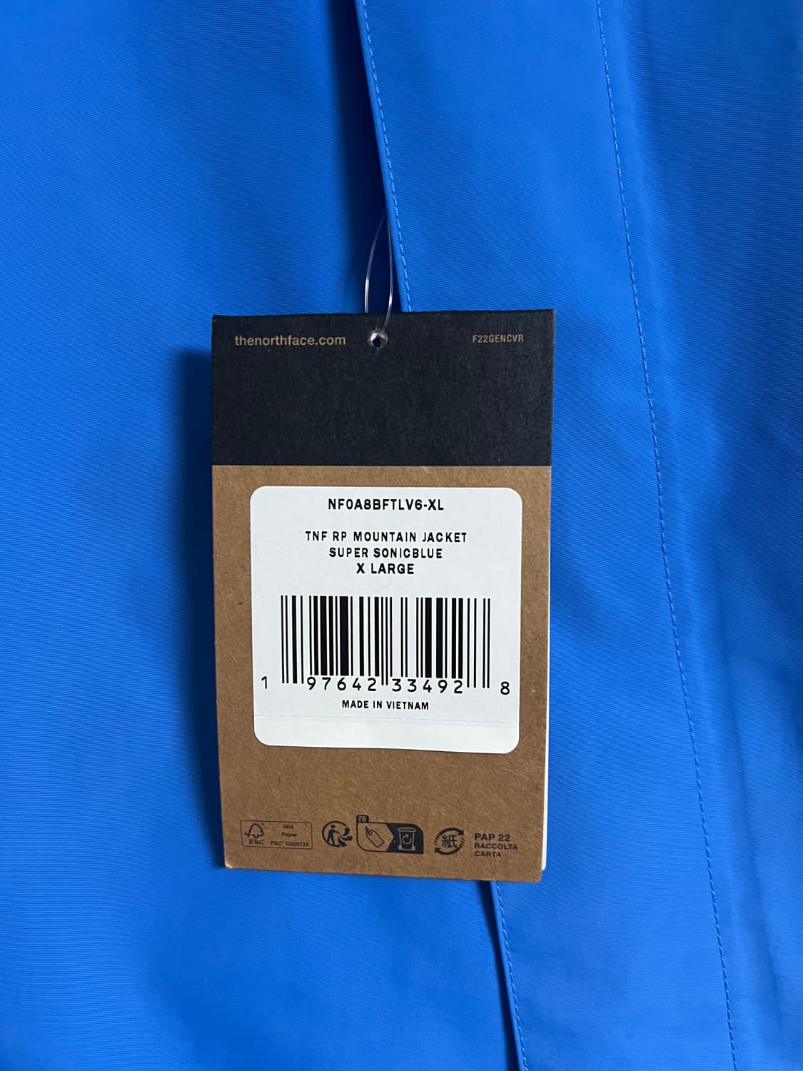 XL)슈프림 x 노스페이스 마운틴 자켓 블루 상품이미지5