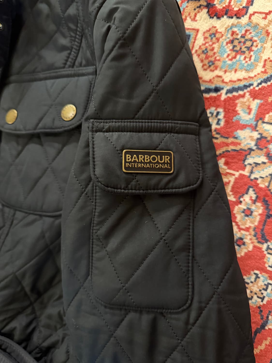 바버 인터네셔널 투어러 폴라 퀼팅 자켓 상품이미지3