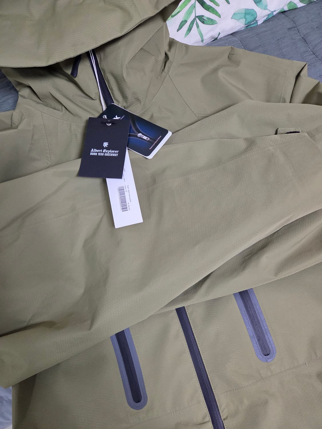 (새상품)유니폼브릿지 3레이어 후드 자켓 올리브 XL 상품이미지4