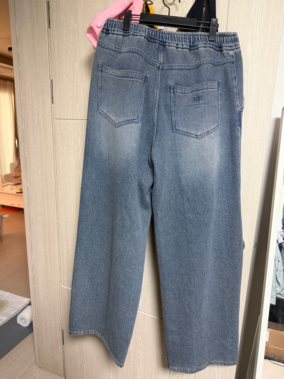 우영미25fw 밴딩 데님 블루 색상 48사이즈 입니다 상품이미지2