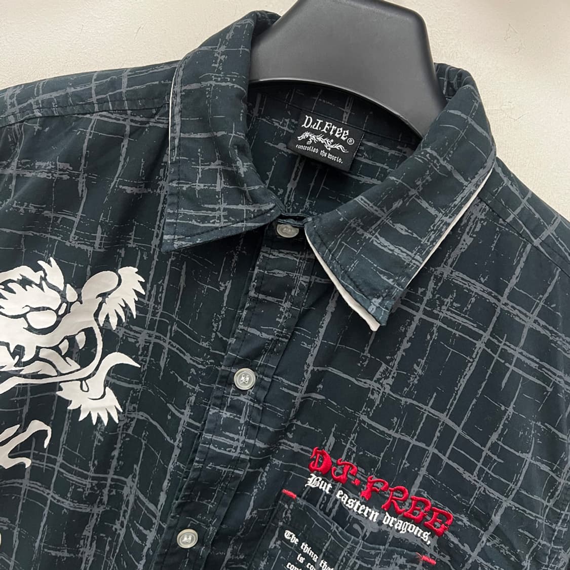 JPN D.J.Free 재팬 펑크 그래픽 긴팔 셔츠 L 상품이미지3