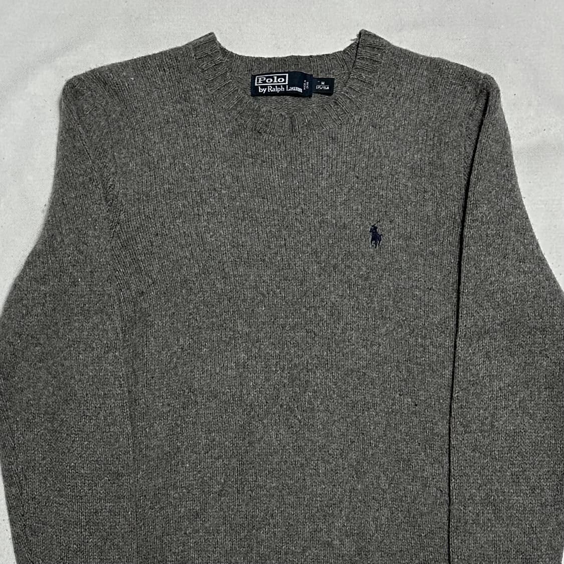 M 폴로랄프로렌 그레이 울 니트 상품이미지1
