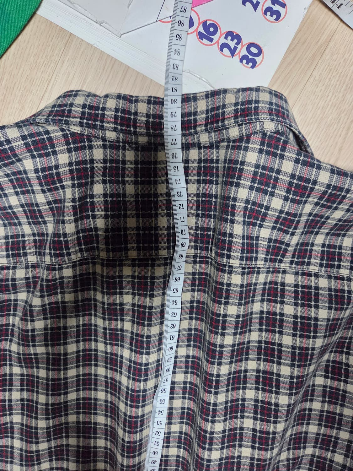 폴로 랄프로렌 스프레드 카라 체크 셔츠 남방  상품이미지9