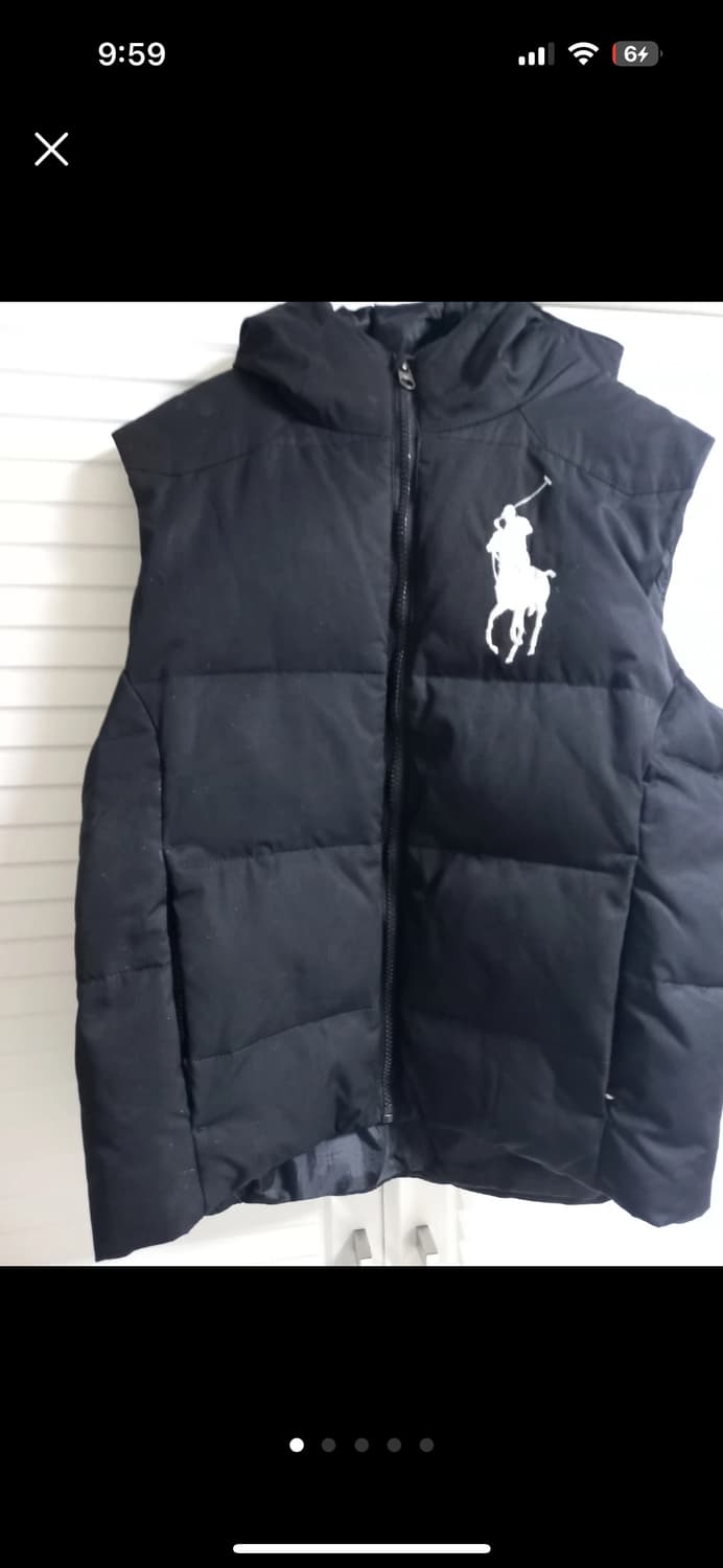 폴로 빅포니 패딩조끼 상품이미지1