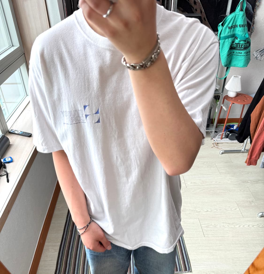 스투시 스퀘어 반팔 티셔츠 상품이미지1