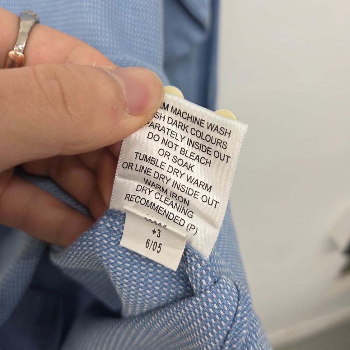 타미힐피거 블루 긴팔 셔츠 남L 상품이미지7