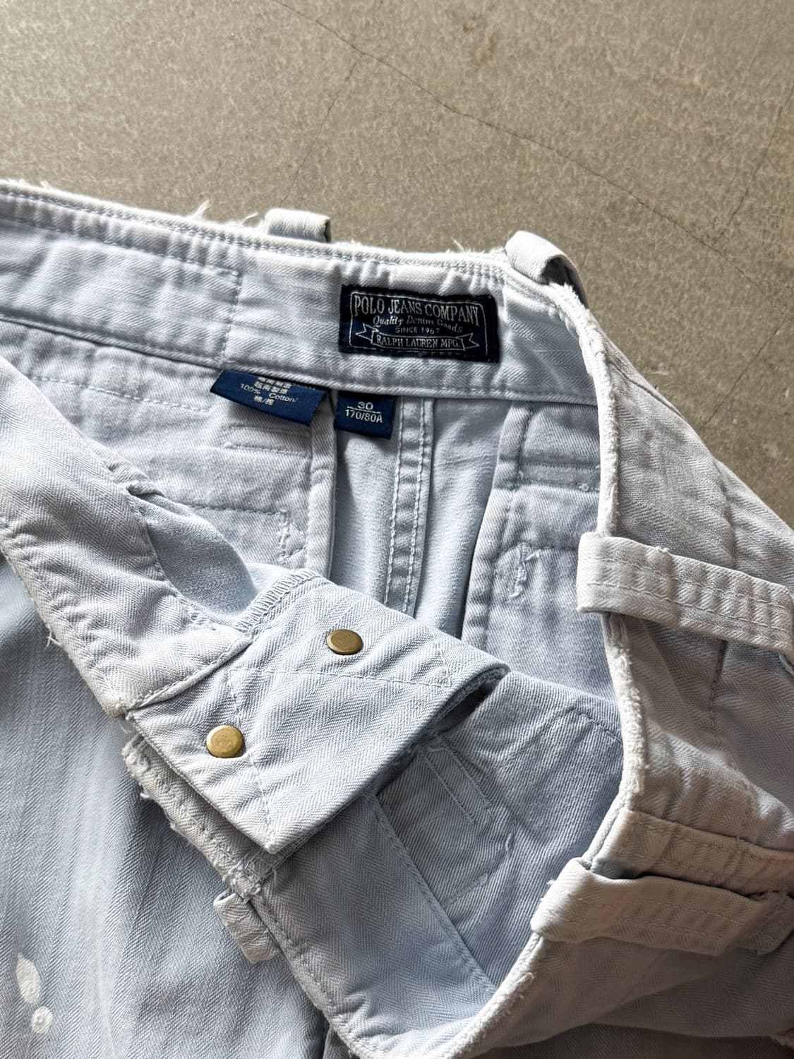 Polo Jeans Company Paint Cargo Shorts 상품이미지7