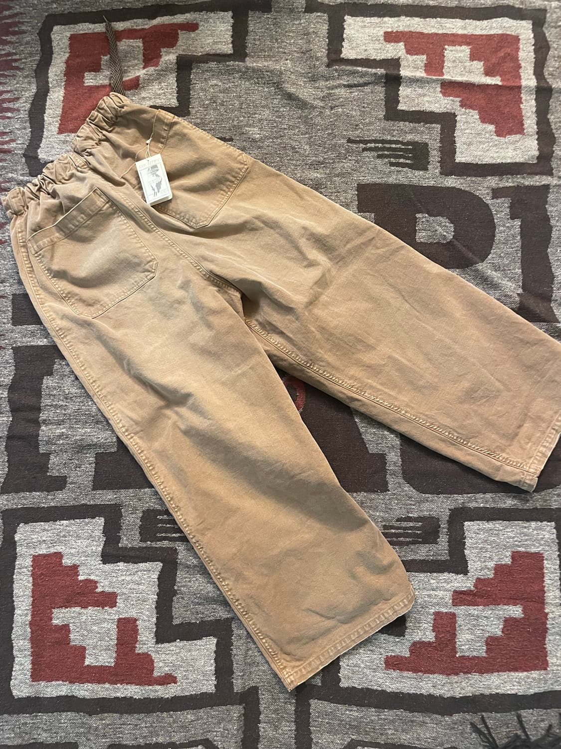 캐피탈 캔버스 더블니 이지 버기팬츠(HOBO데미지드) 골드 상품이미지2