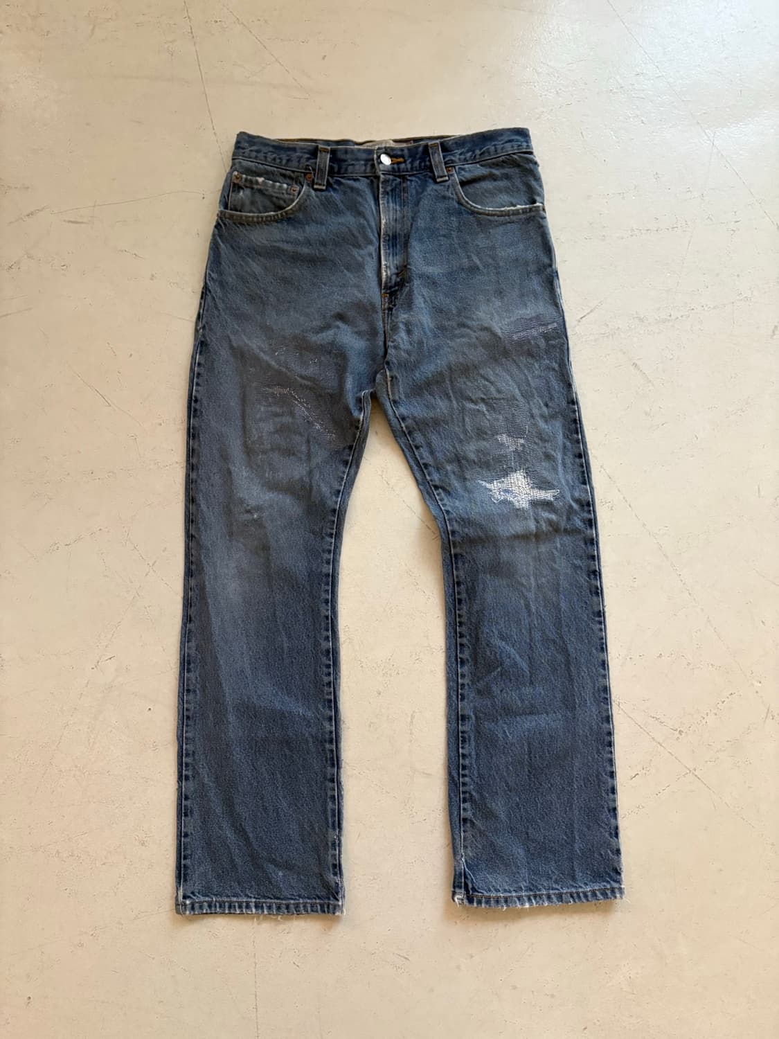 00‘s vtg Levis 517 Repair Denim pant. 상품이미지1
