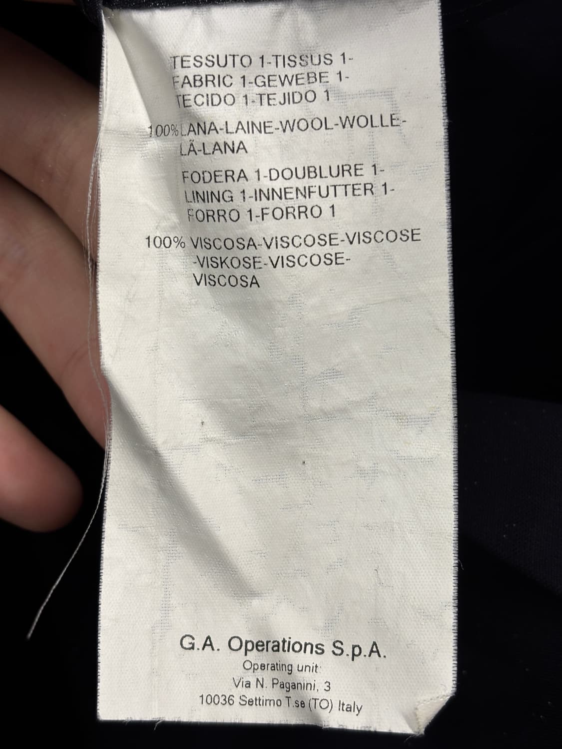 Armani 남성 네이비 블레이저 자켓  상품이미지6