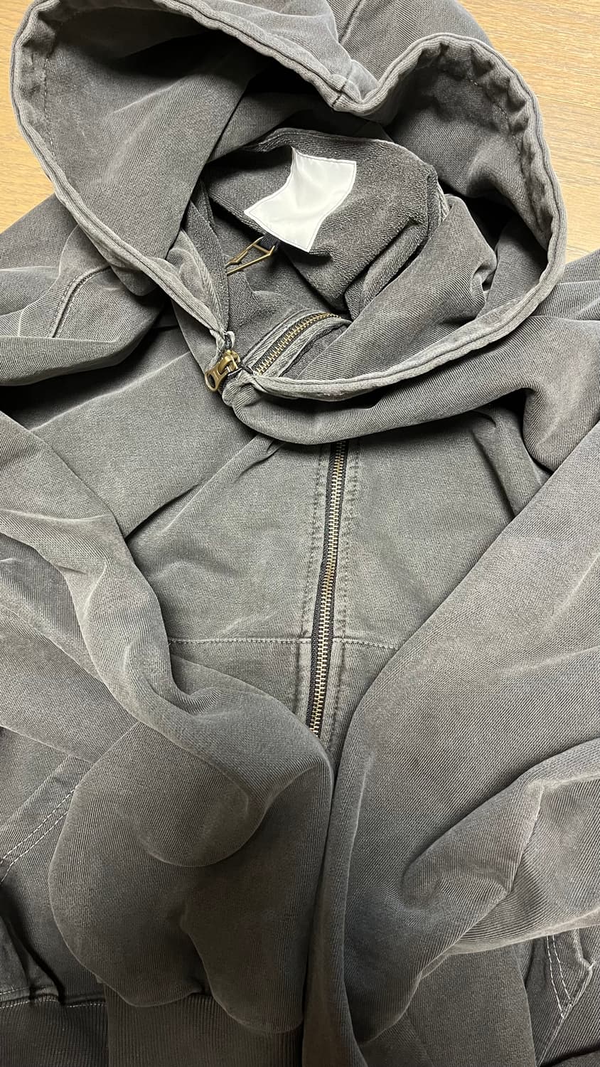 언더마이카 Mu.11 후드 집업 피그먼트 상품이미지4