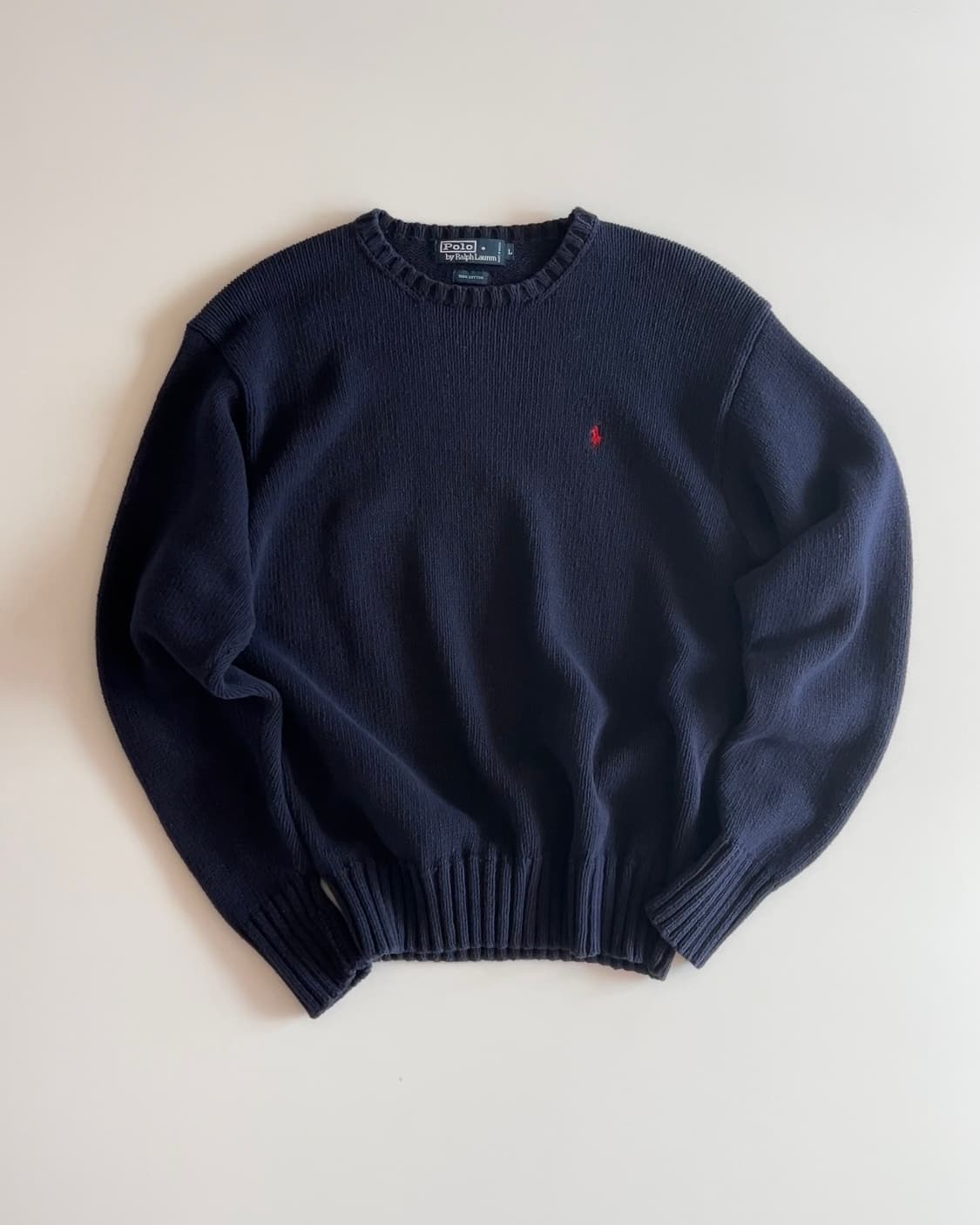 폴로 랄프로렌 라운드넥 니트 L 상품이미지1