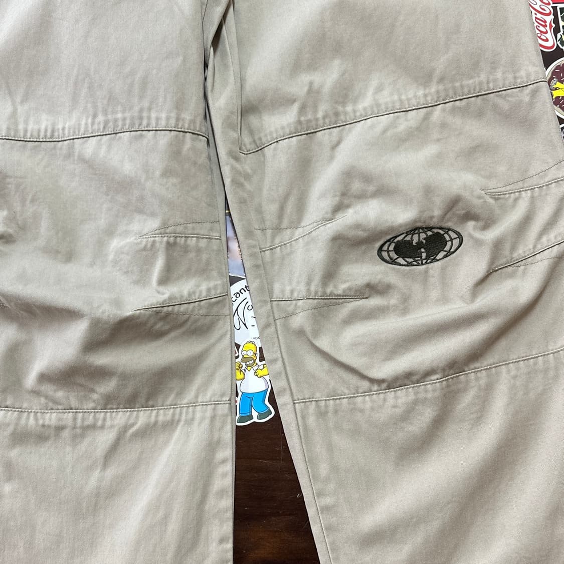 90s Wu wear 우 웨어 우탱클랜 코튼 팬츠 31 상품이미지4