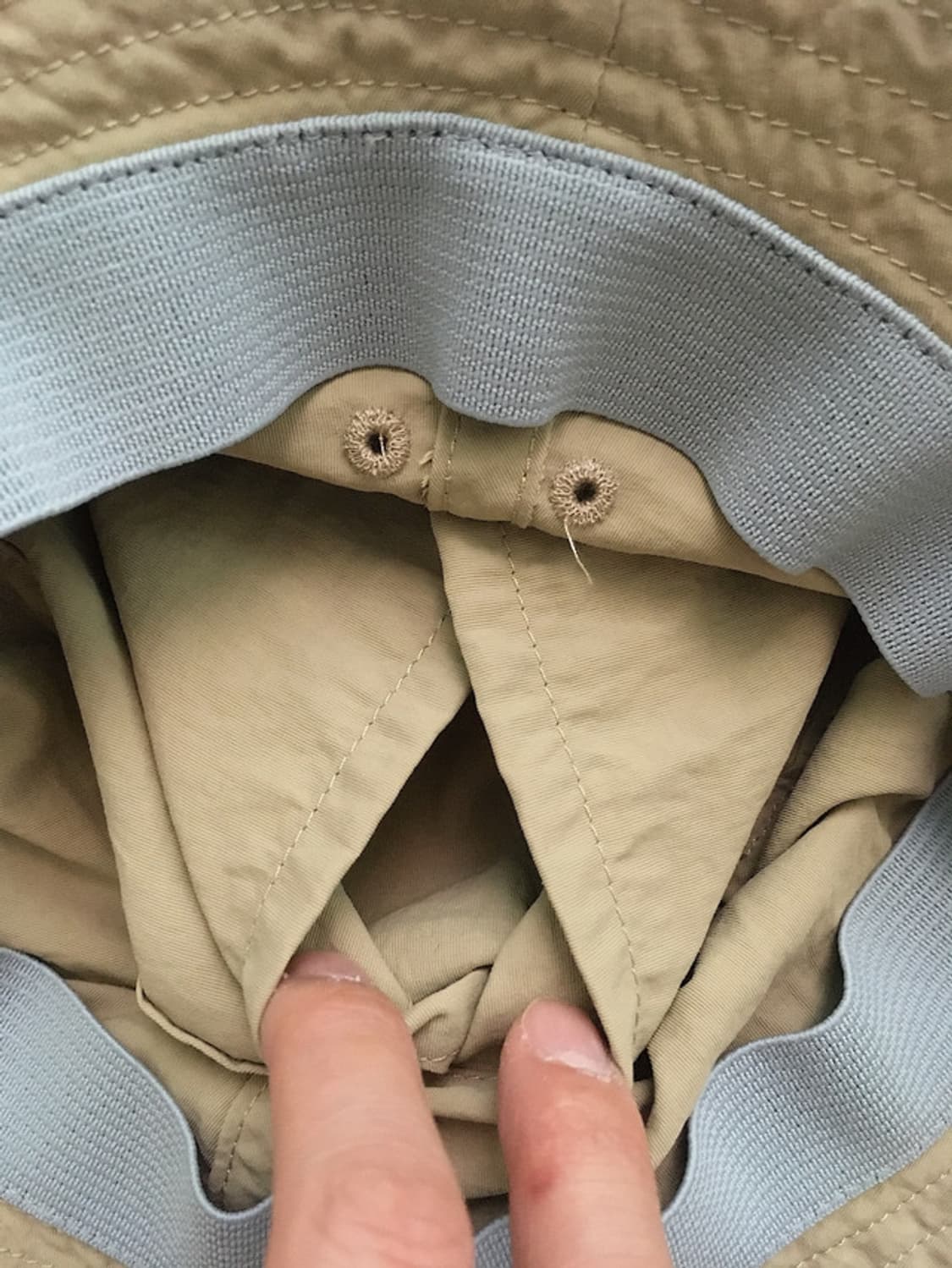 90s khaki beige packable bucket hats 상품이미지5