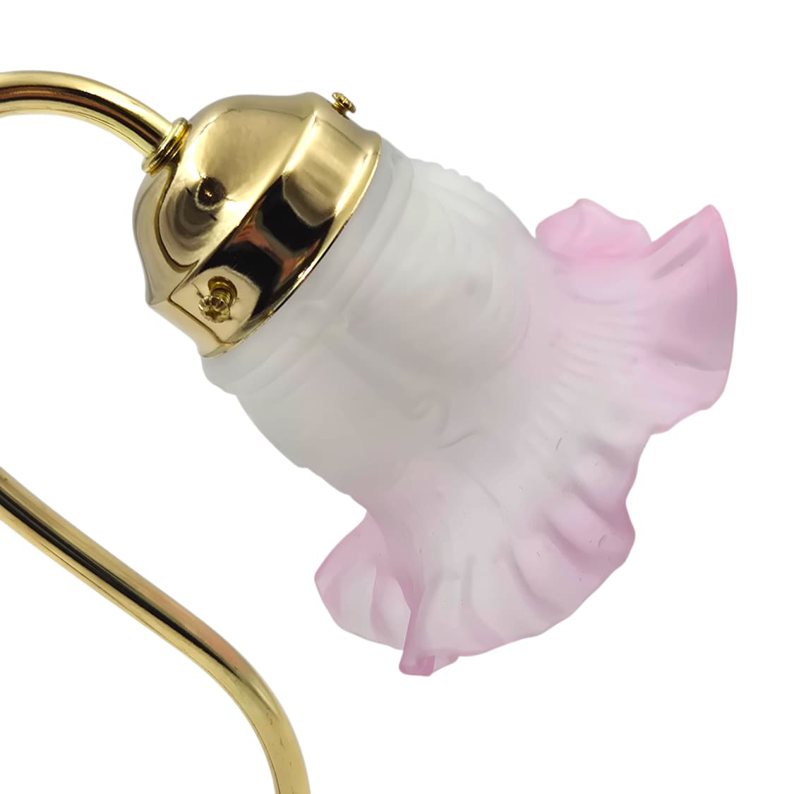90s 키시마 레트로 핑크 마블 불투명 프릴 램프 상품이미지5