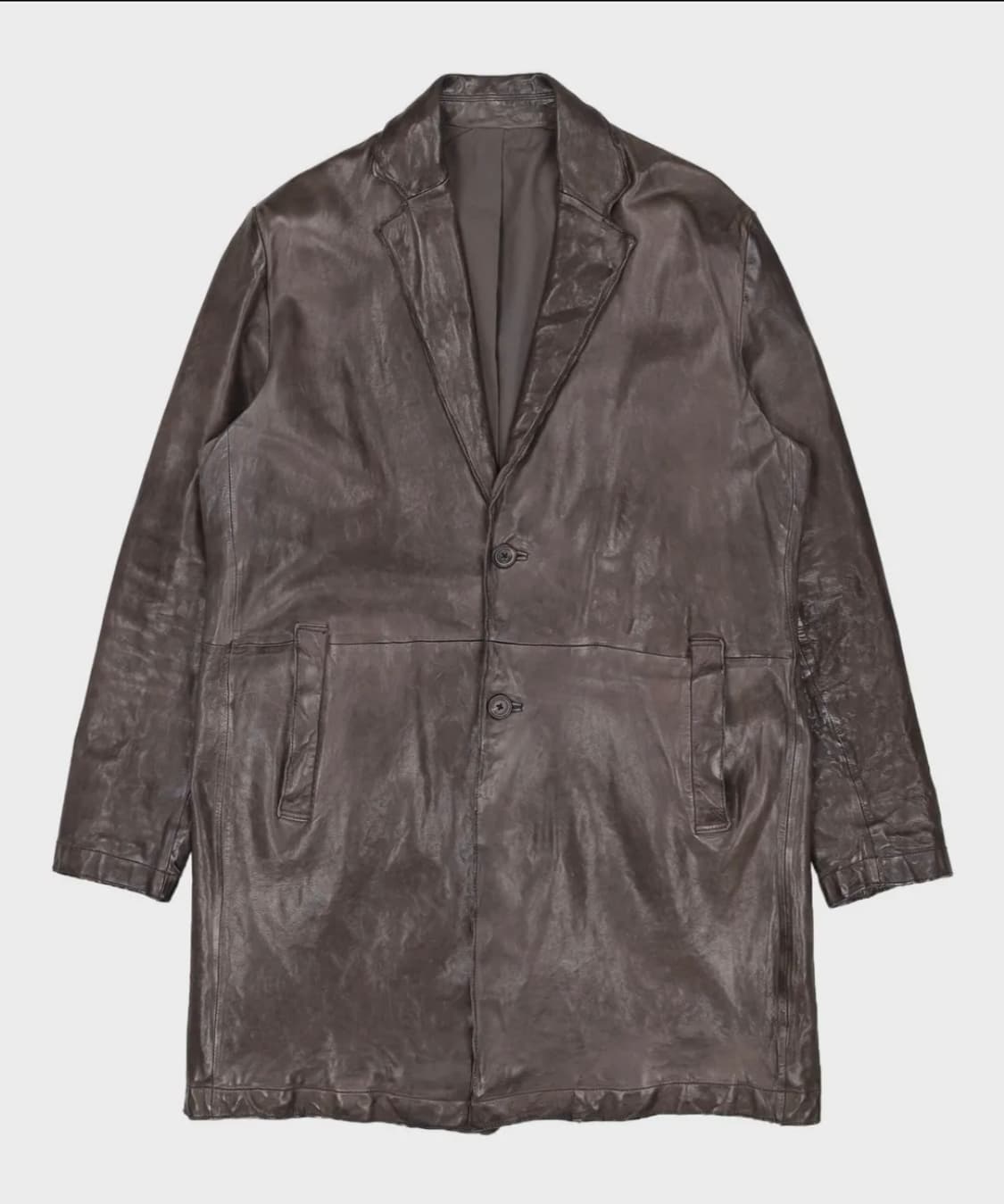 시리즈 램스킨 레더 카코트 100사이즈  상품이미지1