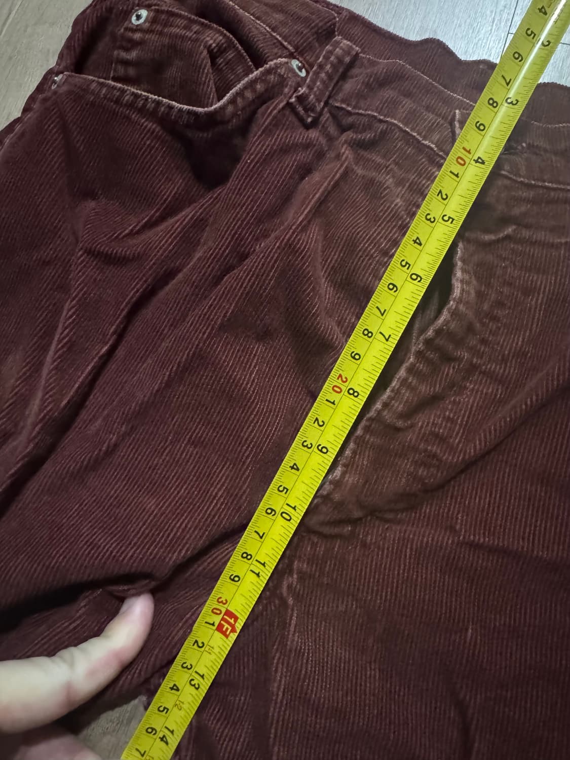 리바이스 코듀로이517 빈티지 버건디 36x31 (실제 체감 34x30) 상품이미지10