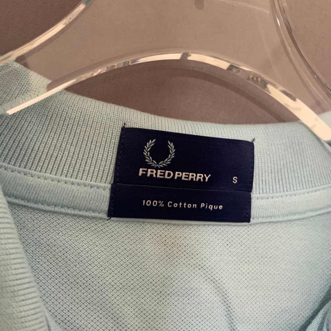 S 프레드페리 블루 PK 반팔 카라티 상품이미지4