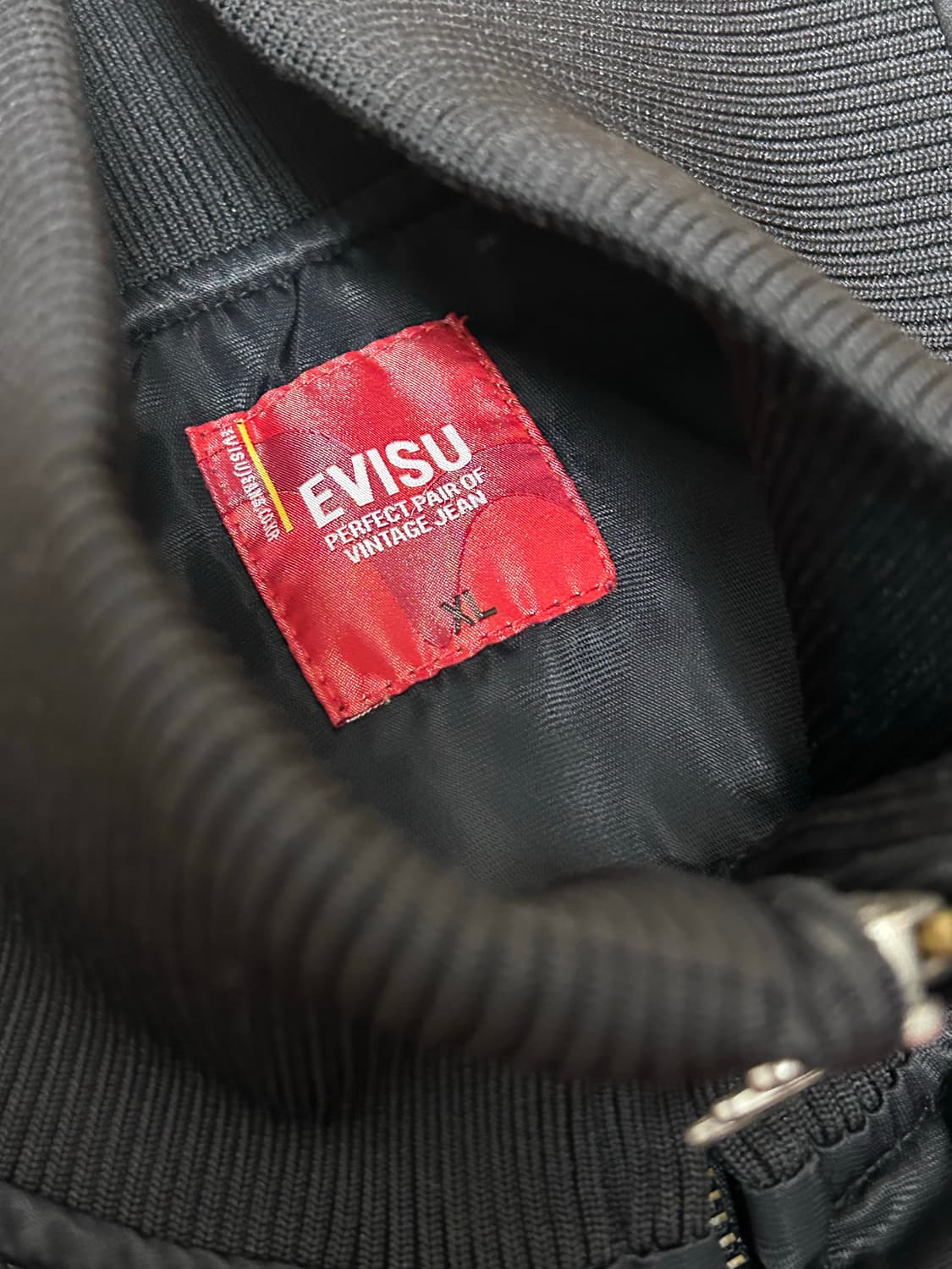 에비수 빅로고 레드 바시티 자켓 상품이미지4