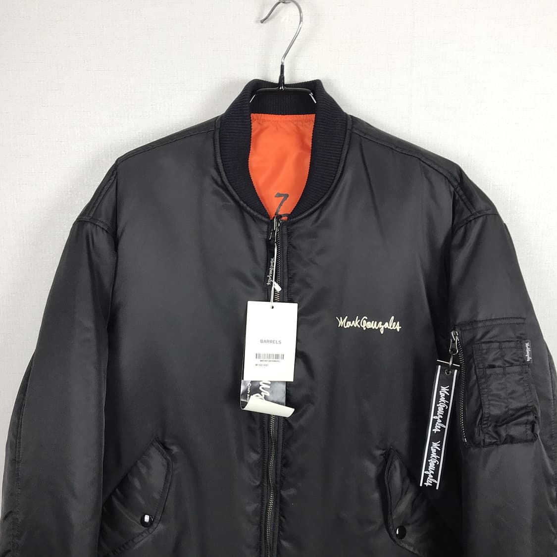 와키윌리 마크곤잘레스 리버시블 ma1 항공 점퍼 새상품 남성XL 상품이미지2