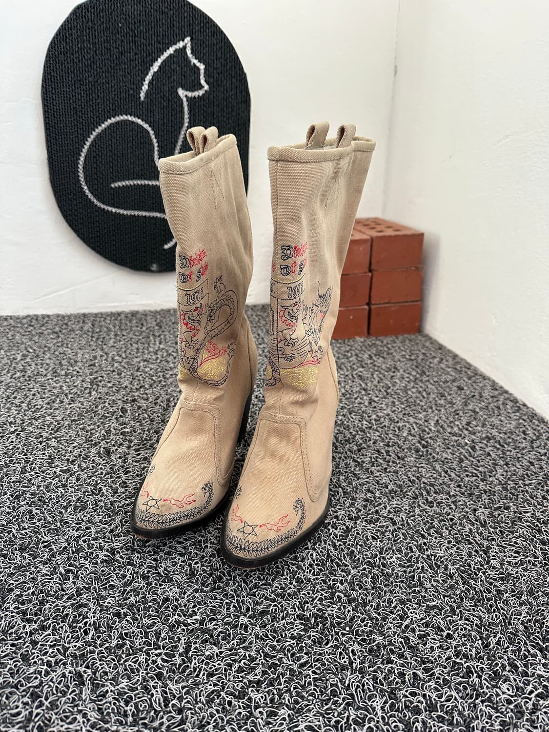 Diesel 디젤 웨스턴 롱부츠 상품이미지4