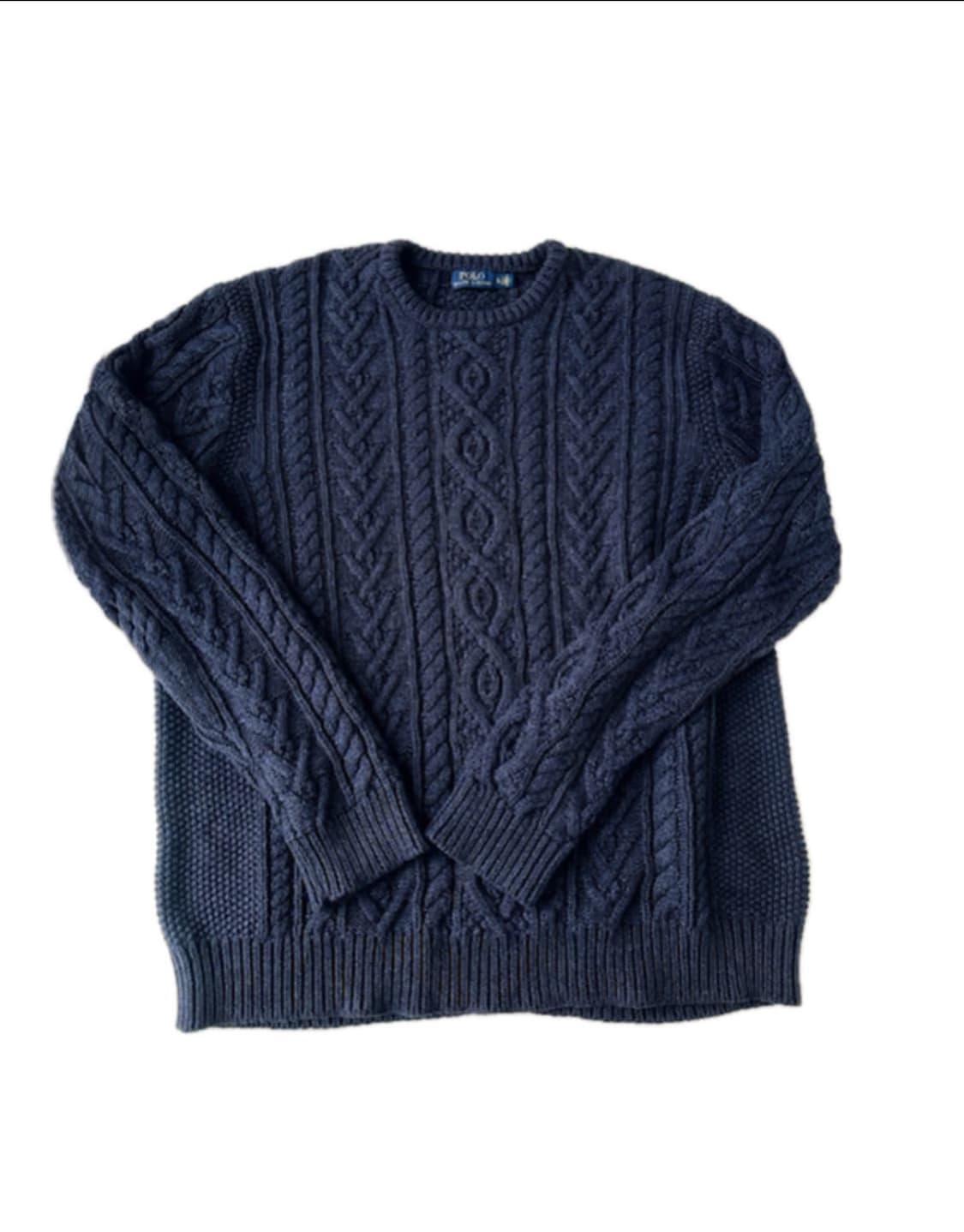 폴로 캐시미어 아란 니트XL 상품이미지1