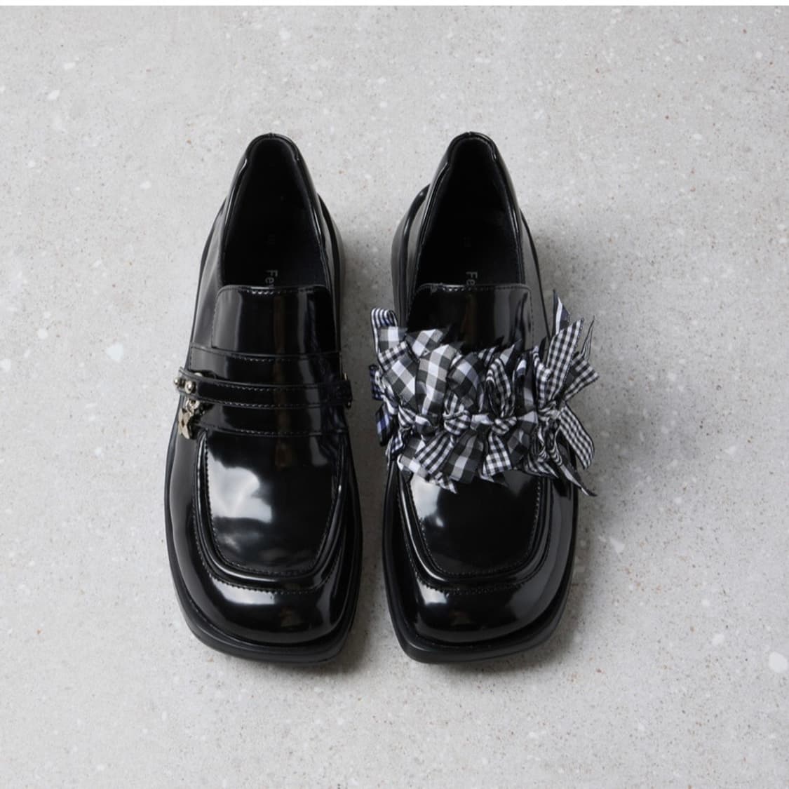 슈콤마보니 Fev_Young muze loafer(black) 상품이미지1