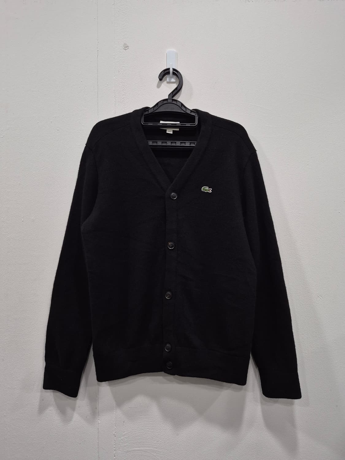 라코스테 모 100% 블랙 가디건 여성 95사이즈 상품이미지1